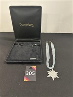 Sterling Star Necklace From Diamonique