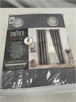 COUTURE BLACKOUT CURTAINS 2 PANELS 104X90 INCHES