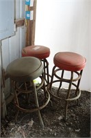 THREE BAR STOOLS