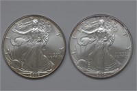 2004 and 2006 ASE Silver Eagles