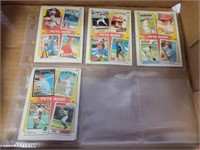 TRAY OF VINTAGE BASEBALL CARDS, PETE ROSE