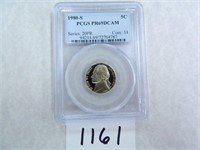(20) 1980-S Five Cents PCGS Graded PR69