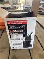 Everbilt 1/4hp Submersible Sump Pump