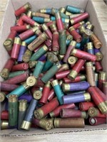 Flat of shotgun shells. Most if not all 16 ga