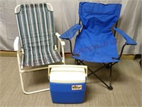 Coleman Oscar Cooler & Outdoor Folding Chairs