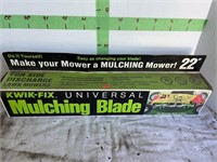 22" universal mulching blade kit