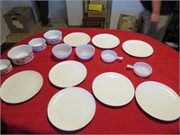 Enamelware Plates, Bowls & Small Pans,