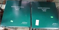 2 BINDERS FOREIGN STAMPS