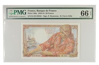 France. Series 1942-1944 20 Francs