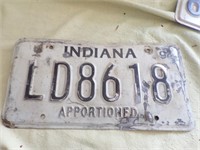 1994 Ind. License Plate