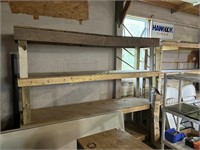 (3) Wooden Handmade Shelving Units