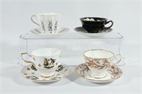 Bone China Tea Cups, Various Designs & Styles