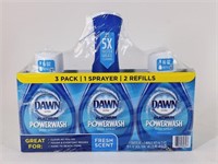 NEW 3 Pack Dawn Powerwash Dish Spray