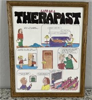 Life As a Therapist Framed Comic Strip