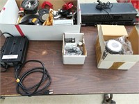 Misc. Audio Lot Speakers, Power Supply, 1/4" Tapes