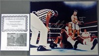 Muhammad Ali VS George Forman Signed Photograph