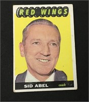 1965 Topps Hockey Card Sid Abel