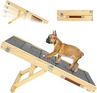 75$-Foldable Dog Ramp for Couch, Portable Wooden