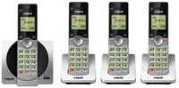 VTech DECT 6.0 Four Handset Cordless Phones with C