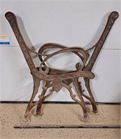 Metal Bench Chair Ends 2