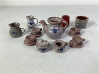 Vintage Miniature North Carolina Pottery Pieces