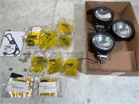 tractor lights & assorted JD parts