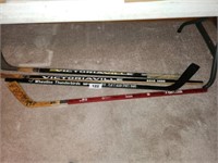 4 PROMO & OTHER SIGNED HOCKEY STICKS- NAILERS &