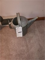 VTG. GALVANIZED WATERING CAN- NO NOZZLE END