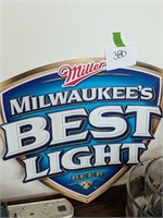 Miller Beer Sign - 17" x 18"