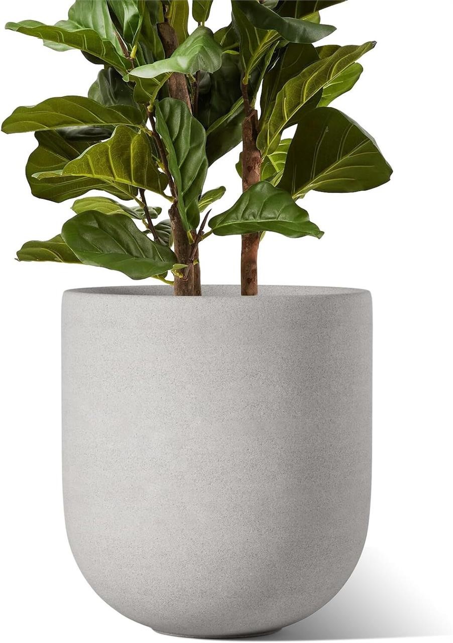 LE TAUCI 12 Inch Pots  Ceramic Large Planter