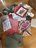 Table Cloths, Placemats, Casserole Carriers, more