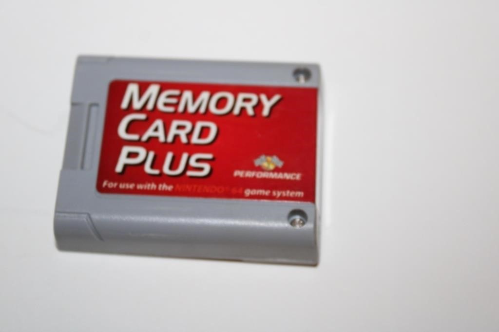 Vintage Nintendo Memory Card Plus