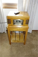 CROSLEY RADIO 4-IN-1, CR-78 W/ RECORD STAND -