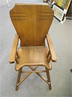 High Chairs - Wood, antique
