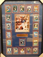 Cubs framed piece 89 Eastern Division Champs