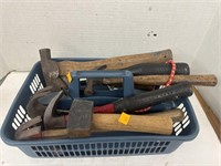 Lot of Hammers, Axes, Misc. Tools