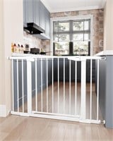29.7-46 Baby Gate for Stairs  White 30.5 Tall