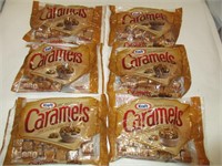 6 Bags Kraft Caramels