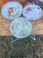 Antique Painted Plates Empire China