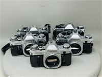 5 Canon AE1 bodies - not tested