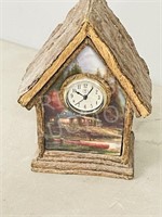 bird feeder style quartz clock