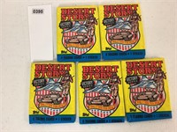 5-PACKS TOPPS DESERT STORM TRADING CARDS - NEW