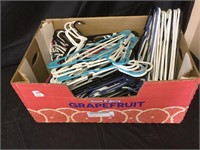 Box of Plastic Hangers