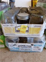 2 CASES OF PINT CANNING JARS