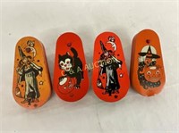 (4) EARLY HALLOWEEN NOISE MAKERS