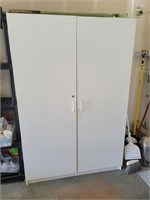 Large White Cabinet (Contents Not Included)