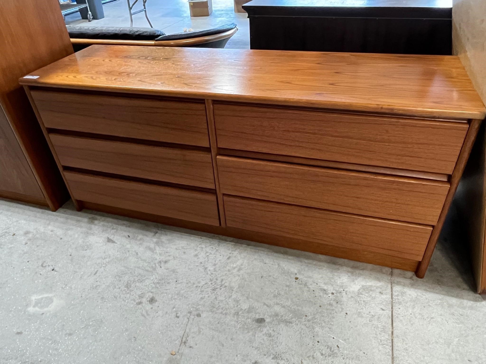 Danish Mid-Century Long Dresser