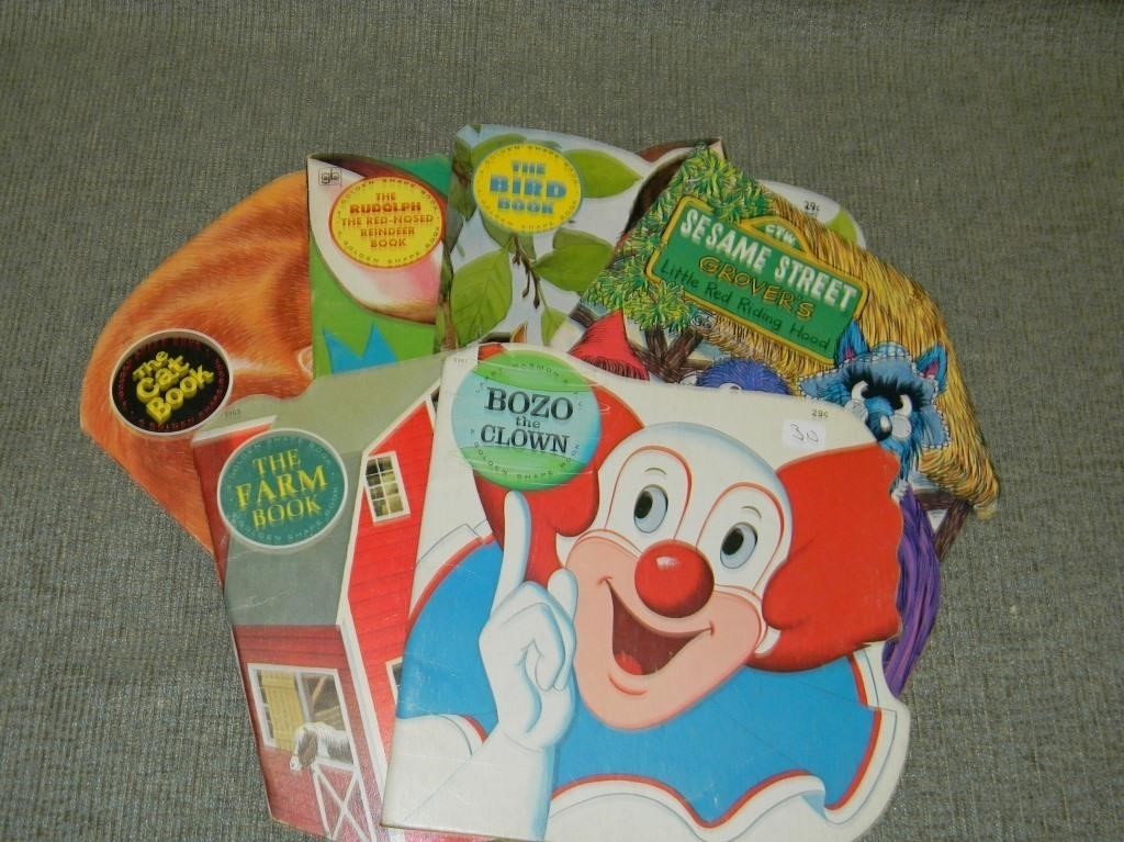 5 - A Golden Shape Kids Books & 1 Sesame Street