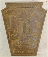 The Keeley Stove Co Cast Iron Emblem