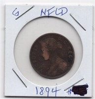 1894 Newfoundland Large Cent